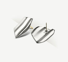 Load image into Gallery viewer, Petite Water Earrings&lt;br&gt;in Sterling Silver
