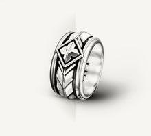 Load image into Gallery viewer, Dragon Scale Band&lt;br&gt;in Sterling Silver
