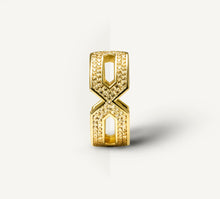 Load image into Gallery viewer, Crystal Link Band&lt;br&gt;18k Yellow Gold&lt;br&gt;Yellow Pavé Diamonds
