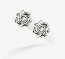 Load image into Gallery viewer, Star Talon Earrings&lt;br&gt;Pavé Diamonds / Sterling Silver
