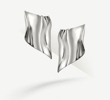 Load image into Gallery viewer, Wave Earrings / Sterling Silver
